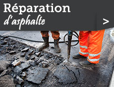 Réparation d'asphalte